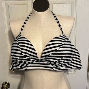 Victoria Secret 34DDD striped bikini top